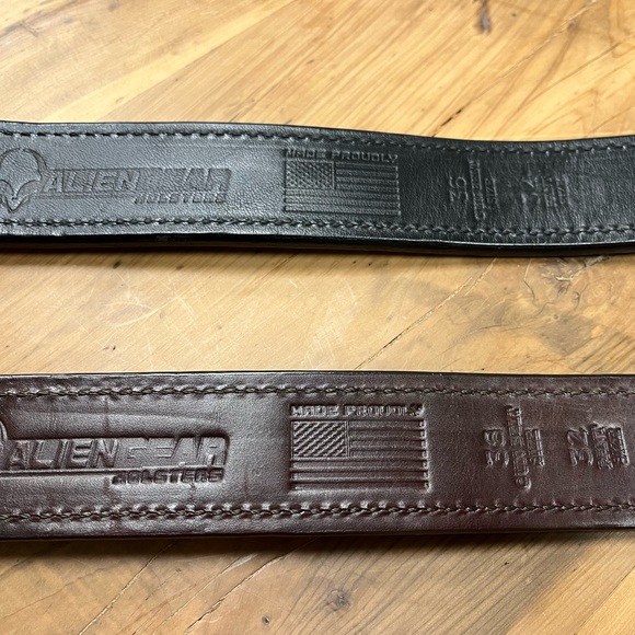 Pair of steel core heavy duty men’s belts. Great shape! - Picture 5 of 6